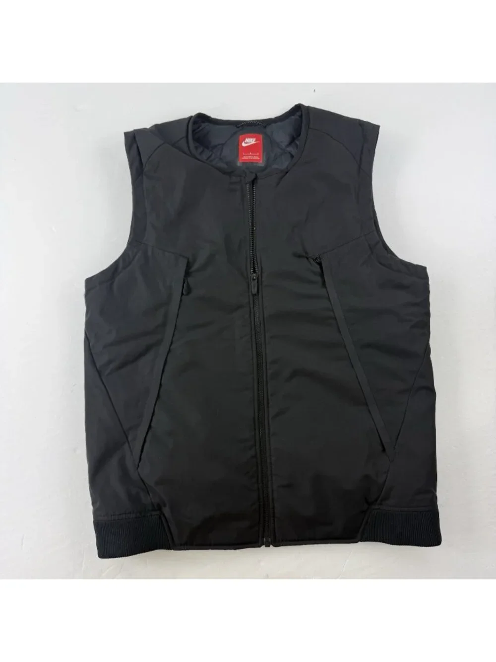 Nike Tech Fleece Winter Poly Down Feather Puffer Vest Rain Jacket Sz. Large
